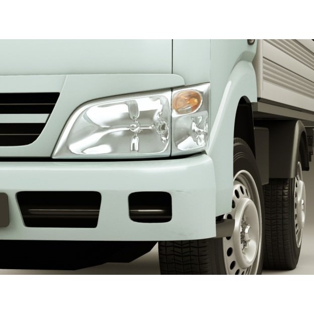 Toyota Dyna 3D Model – Realistic Truck with Detailed Exterior, FBX - View 6