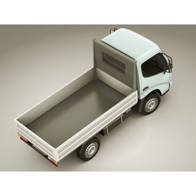 Toyota Dyna 3D Model – Realistic Truck with Detailed Exterior, FBX - View 8