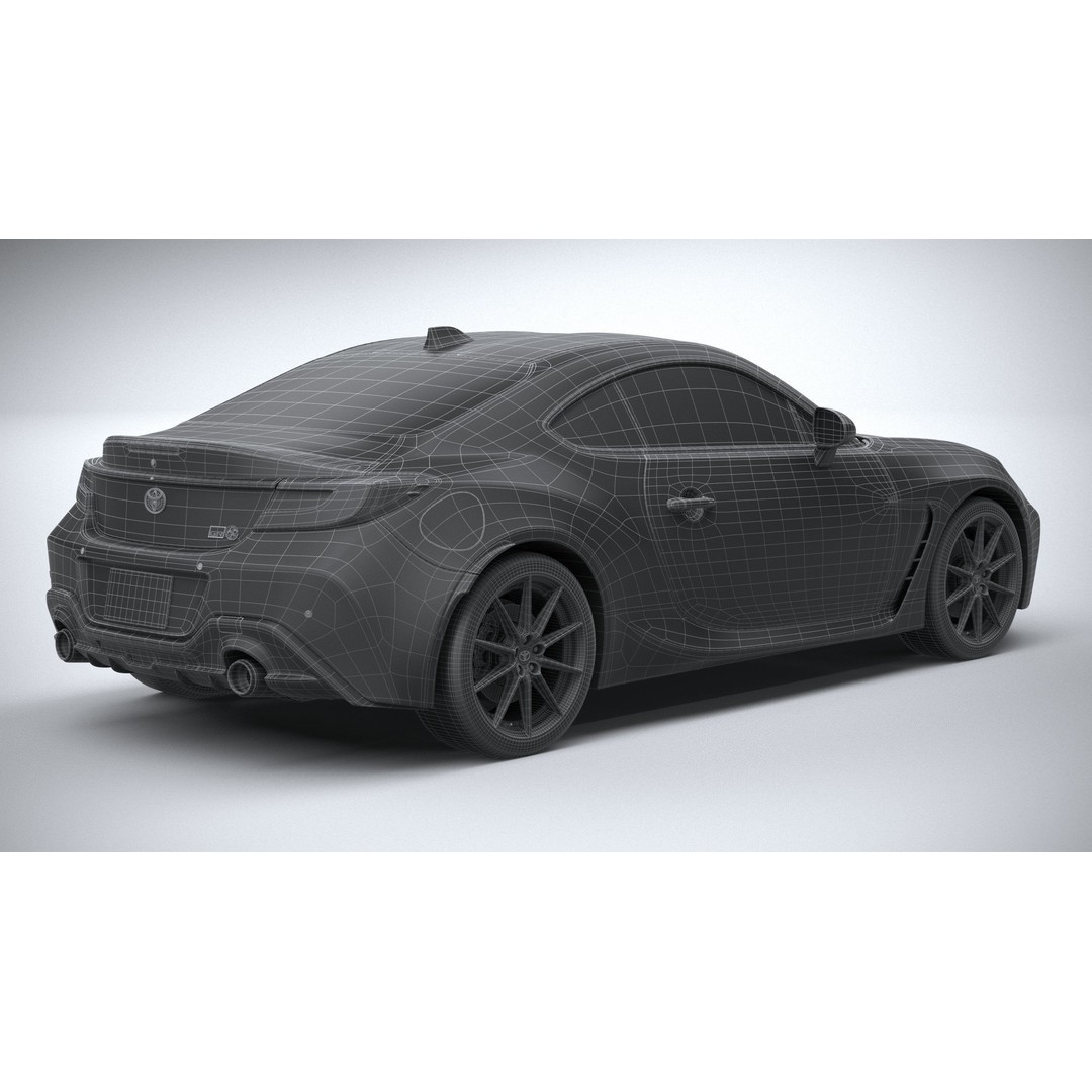 Toyota GR 86 2022 3D Model – High Poly Sport Car Asset, FBX, OBJ