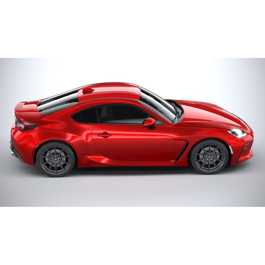 Toyota GR 86 2022 3D Model – High Poly Sport Car Asset, FBX, OBJ - View 13