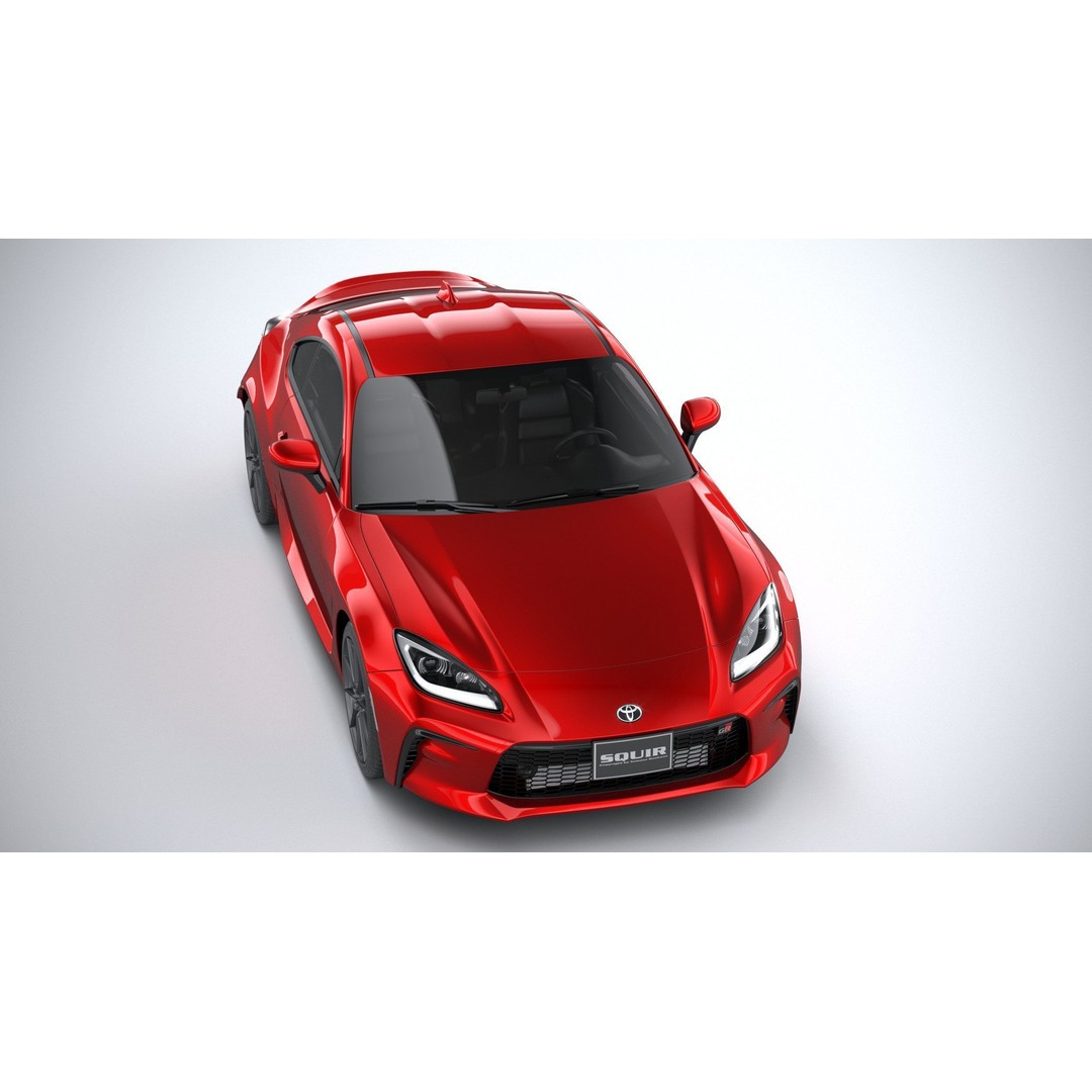 Toyota GR 86 2022 3D Model – High Poly Sport Car Asset, FBX, OBJ - View 14