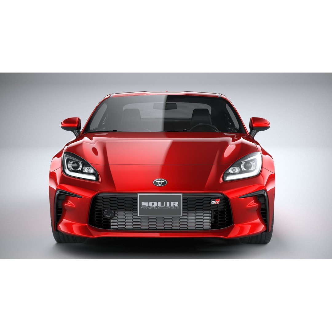 Toyota GR 86 2022 3D Model – High Poly Sport Car Asset, FBX, OBJ - View 15