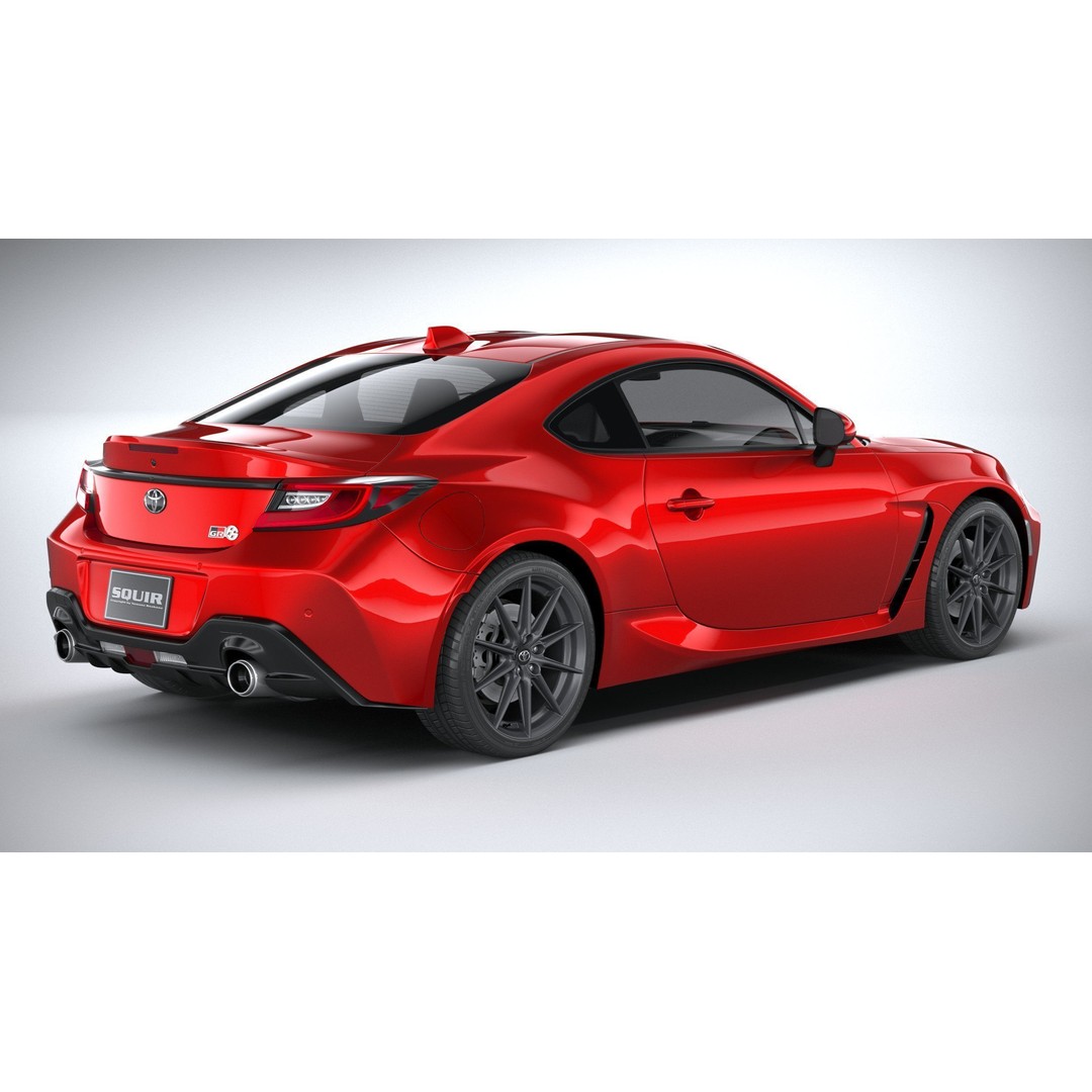 Toyota GR 86 2022 3D Model – High Poly Sport Car Asset, FBX, OBJ - View 19