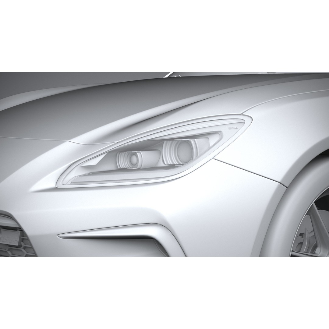 Toyota GR 86 2022 3D Model – High Poly Sport Car Asset, FBX, OBJ - View 25