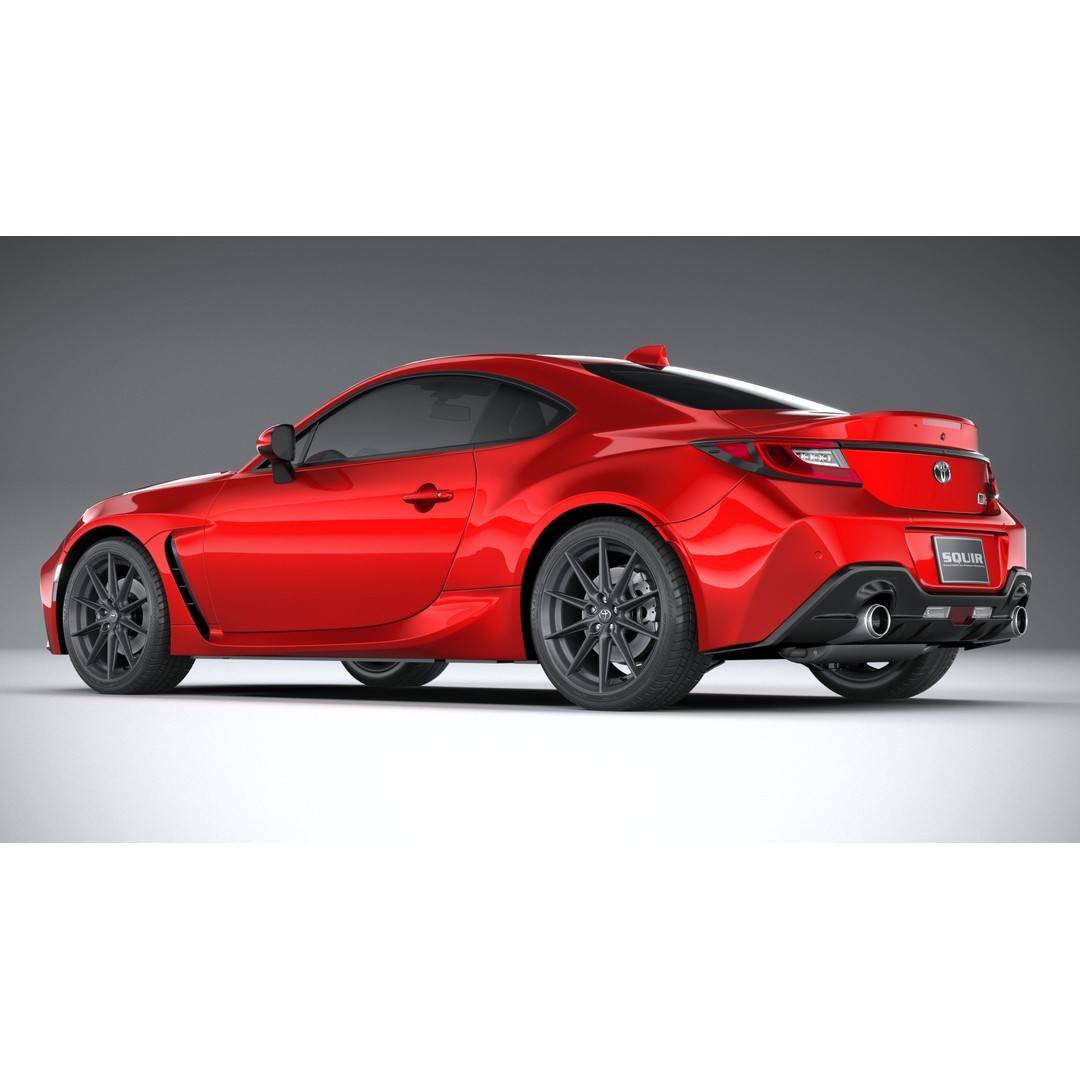 Toyota GR 86 2022 3D Model – High Poly Sport Car Asset, FBX, OBJ - View 7