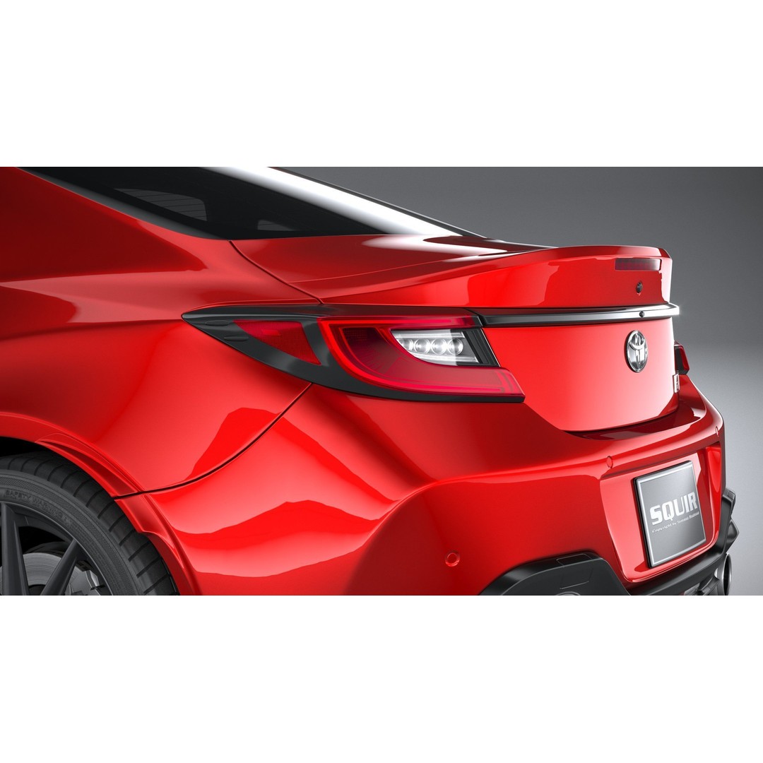 Toyota GR 86 2022 3D Model – High Poly Sport Car Asset, FBX, OBJ - View 8
