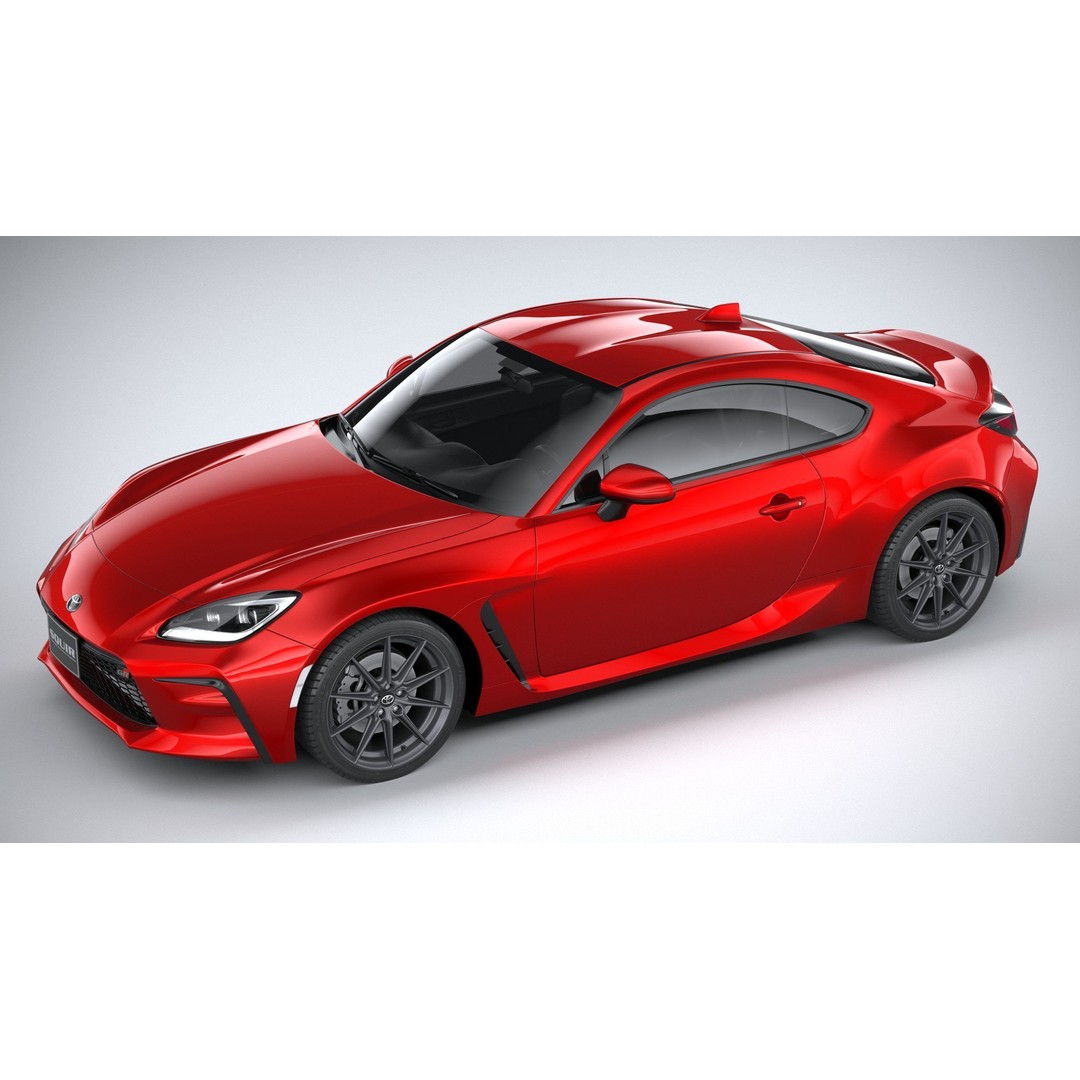 Toyota GR 86 2022 3D Model – High Poly Sport Car Asset, FBX, OBJ - View 9