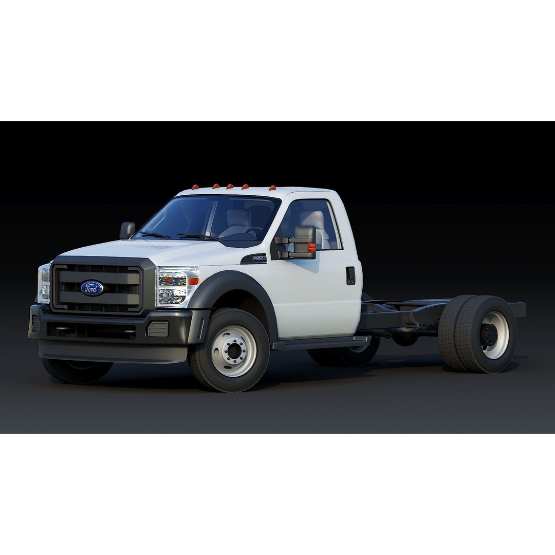 Super Duty DRW 3D Model – Low Poly Truck with PBR Textures - View 3