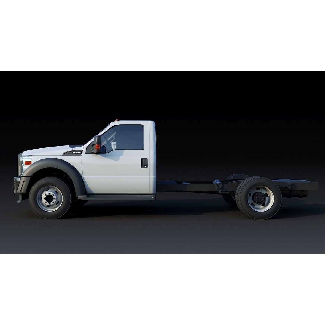 Super Duty DRW 3D Model – Low Poly Truck with PBR Textures - View 5