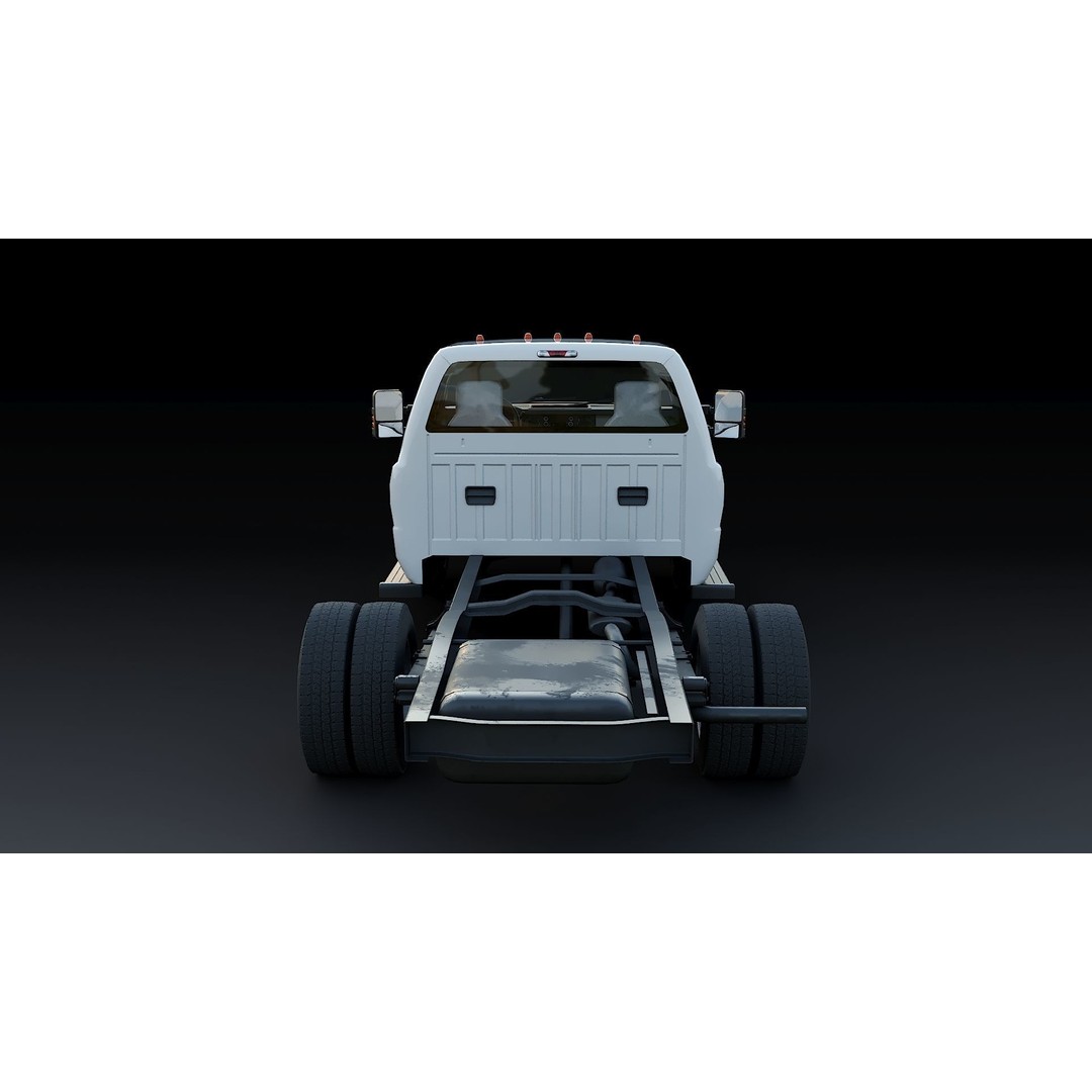 Super Duty DRW 3D Model – Low Poly Truck with PBR Textures - View 7