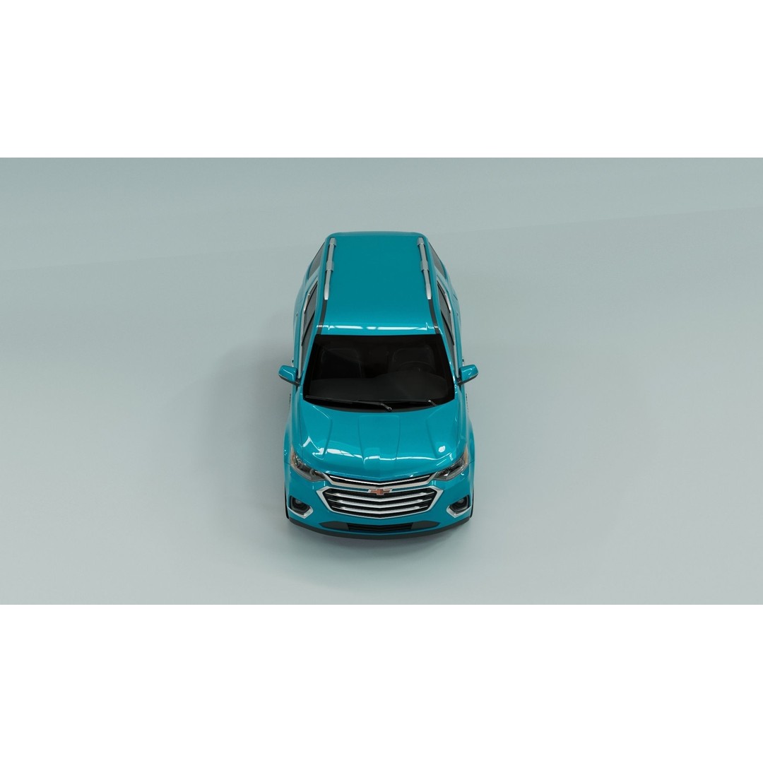 Chevrolet Traverse 3D Model – Low Poly Luxury Car, FBX, OBJ - View 10