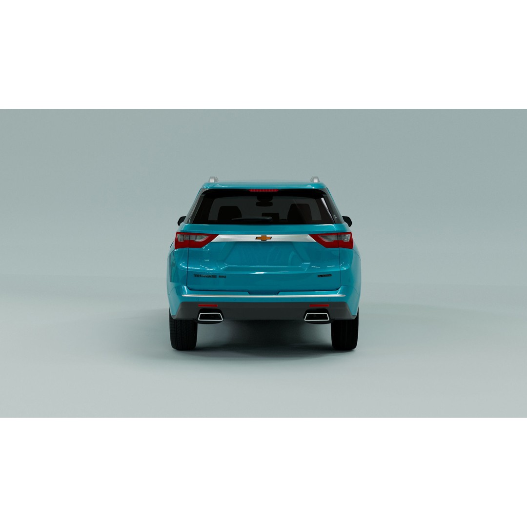 Chevrolet Traverse 3D Model – Low Poly Luxury Car, FBX, OBJ - View 7