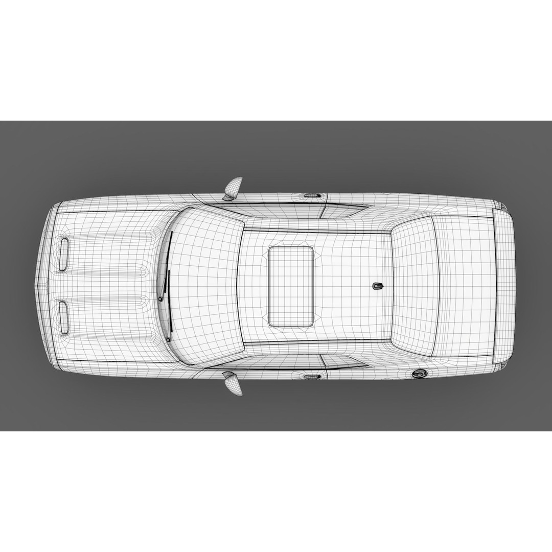 Dodge Challenger SRT Hellcat 2020 3D Model – High Poly Game Asset, FBX, OBJ