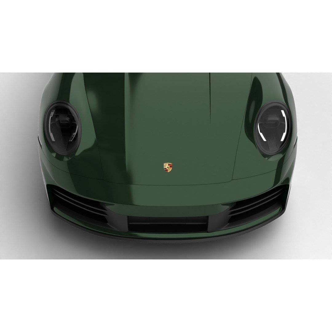 Porsche 911 Carrera T 2025 3D Model – High Poly Rigged Asset, FBX, Blend - View 13