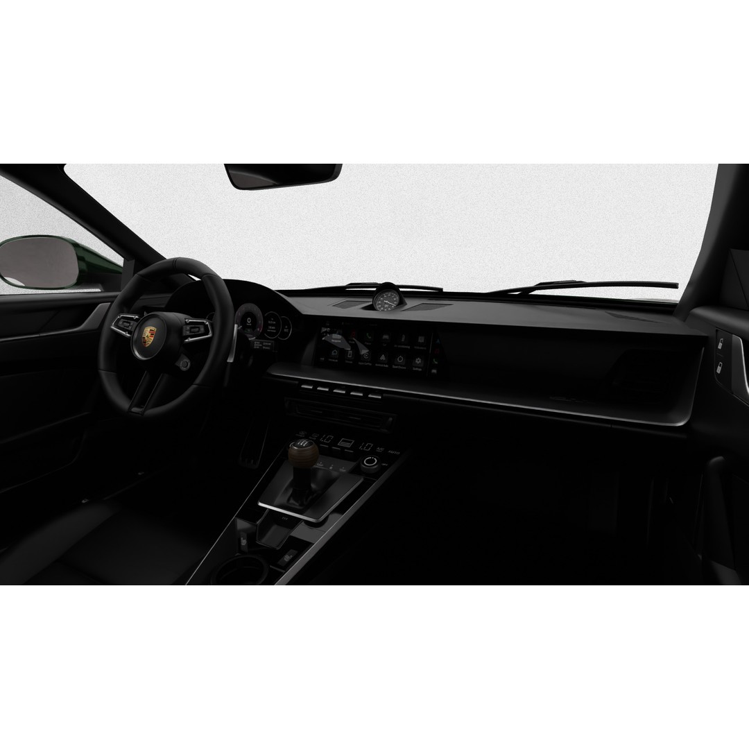 Porsche 911 Carrera T 2025 3D Model – High Poly Rigged Asset, FBX, Blend - View 16