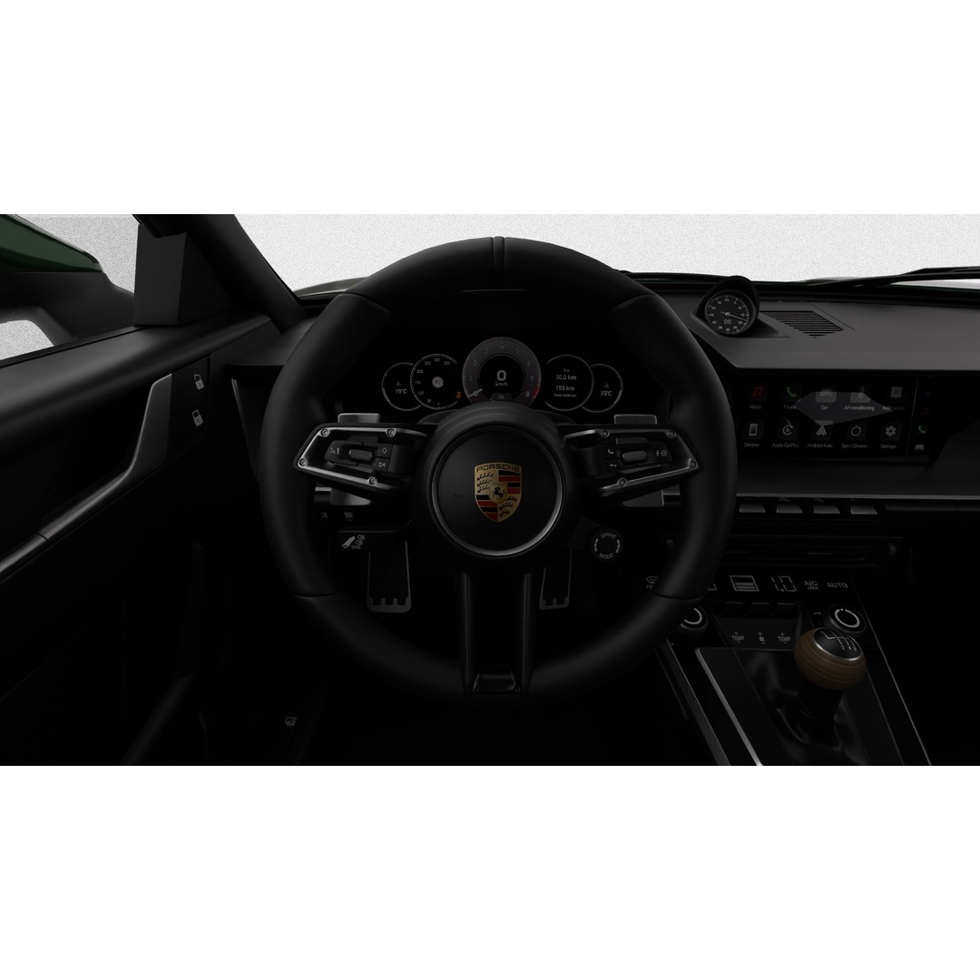 Porsche 911 Carrera T 2025 3D Model – High Poly Rigged Asset, FBX, Blend - View 18