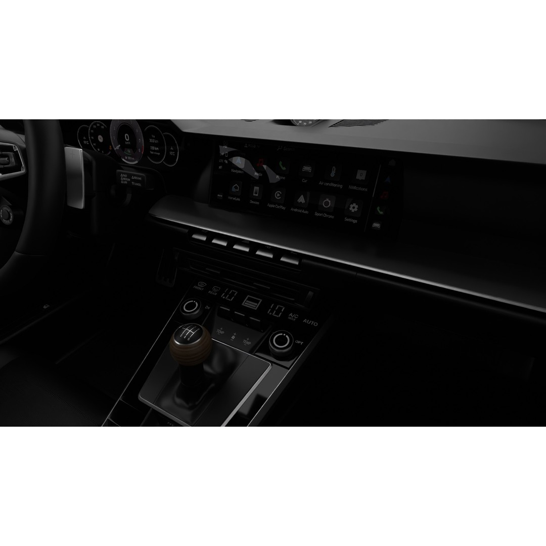 Porsche 911 Carrera T 2025 3D Model – High Poly Rigged Asset, FBX, Blend - View 20