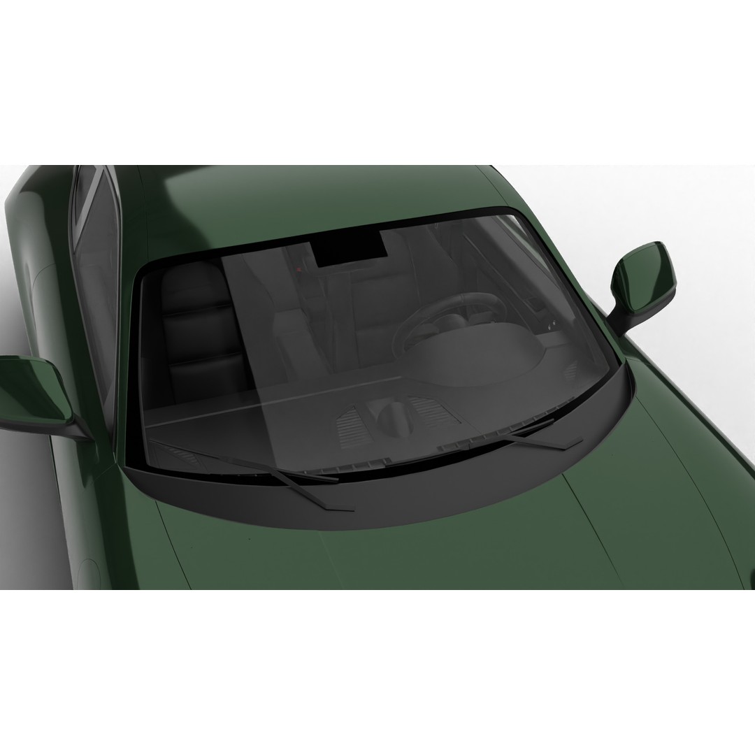Porsche 911 Carrera T 2025 3D Model – High Poly Rigged Asset, FBX, Blend - View 23