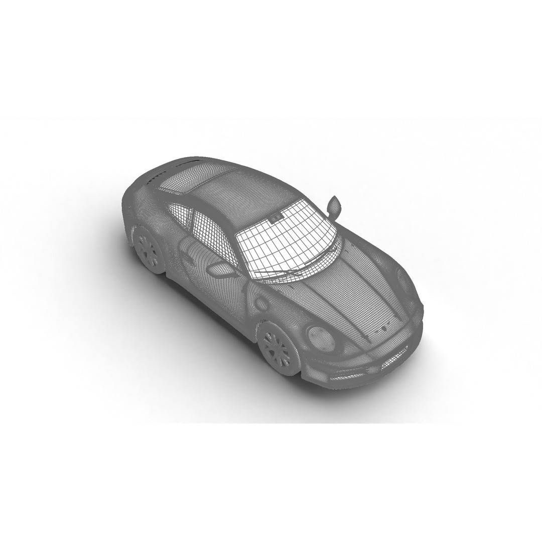 Porsche 911 Carrera T 2025 3D Model – High Poly Rigged Asset, FBX, Blend - View 35