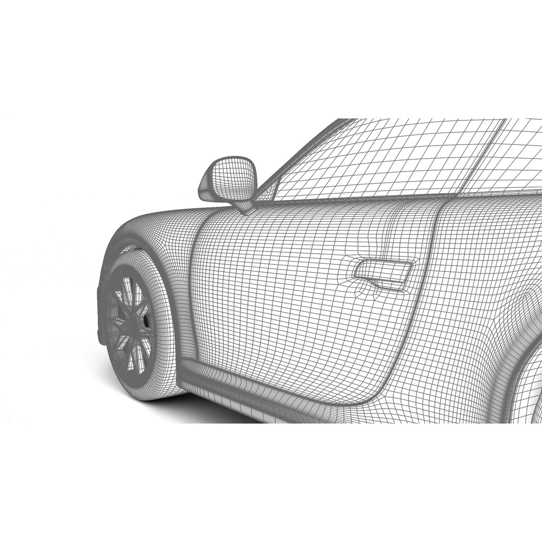 Porsche 911 Carrera T 2025 3D Model – High Poly Rigged Asset, FBX, Blend - View 39