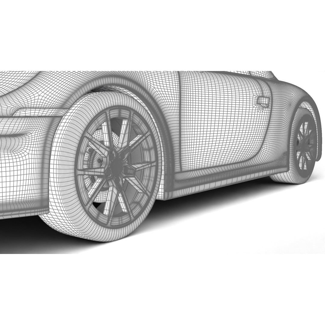 Porsche 911 Carrera T 2025 3D Model – High Poly Rigged Asset, FBX, Blend - View 41