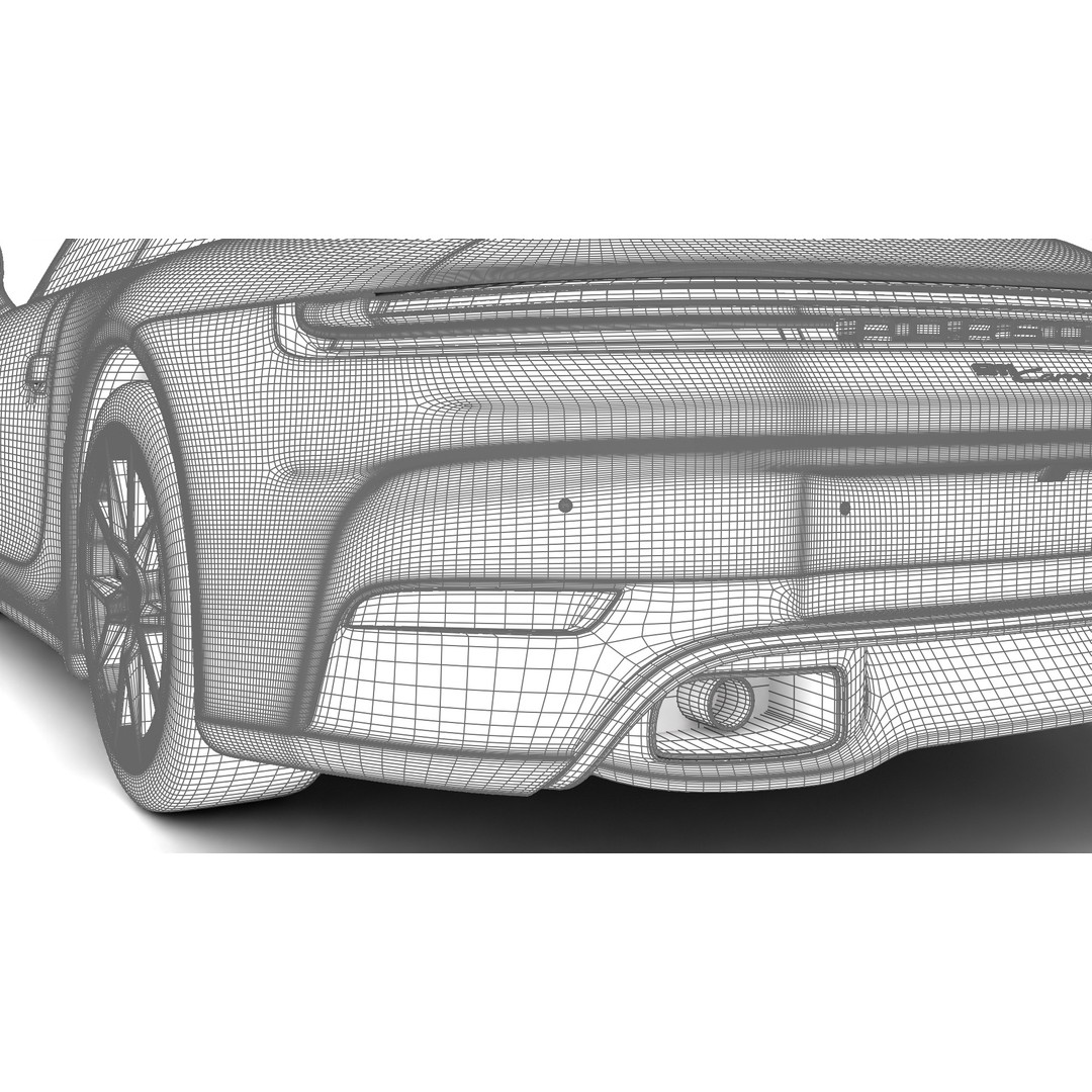 Porsche 911 Carrera T 2025 3D Model – High Poly Rigged Asset, FBX, Blend - View 42
