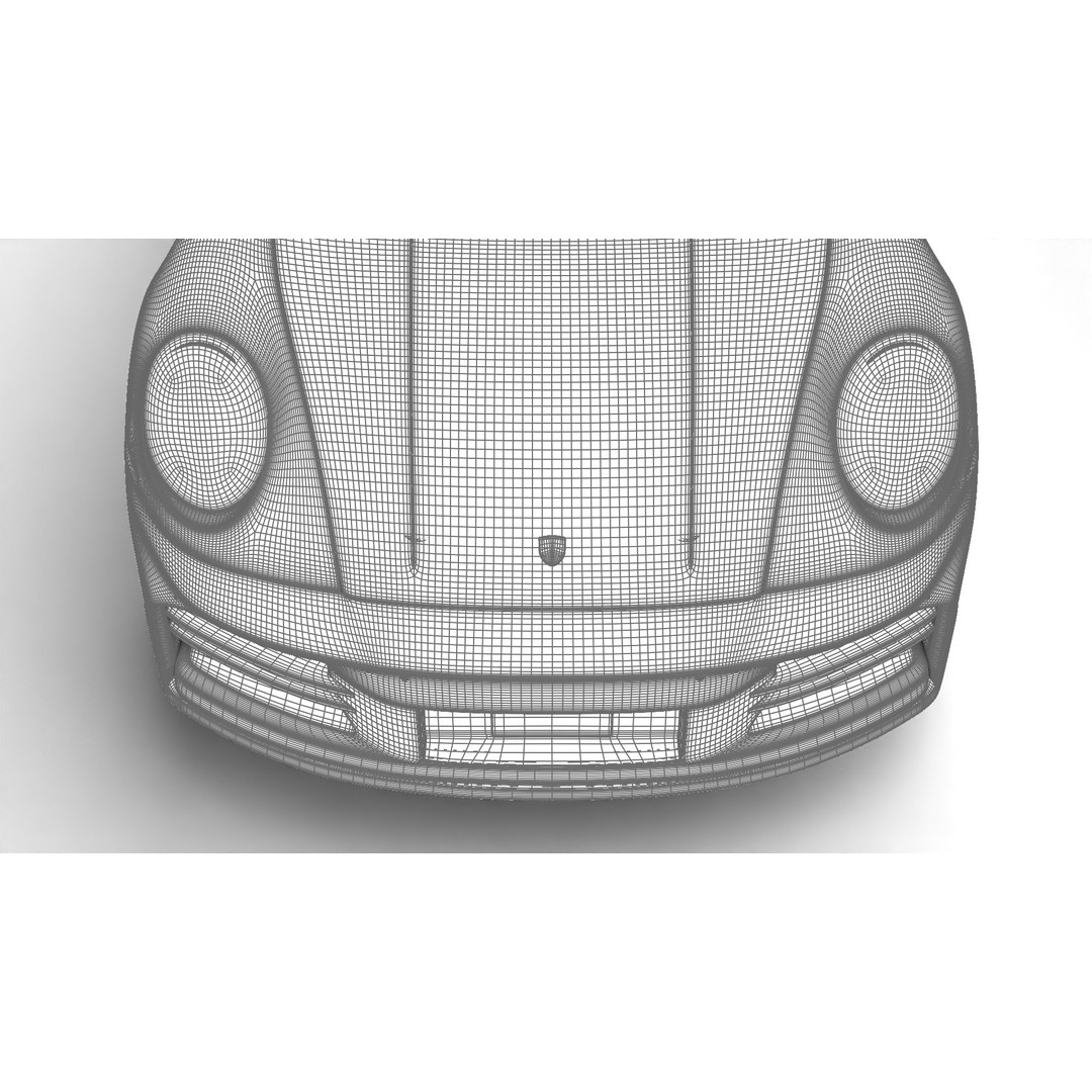 Porsche 911 Carrera T 2025 3D Model – High Poly Rigged Asset, FBX, Blend - View 45