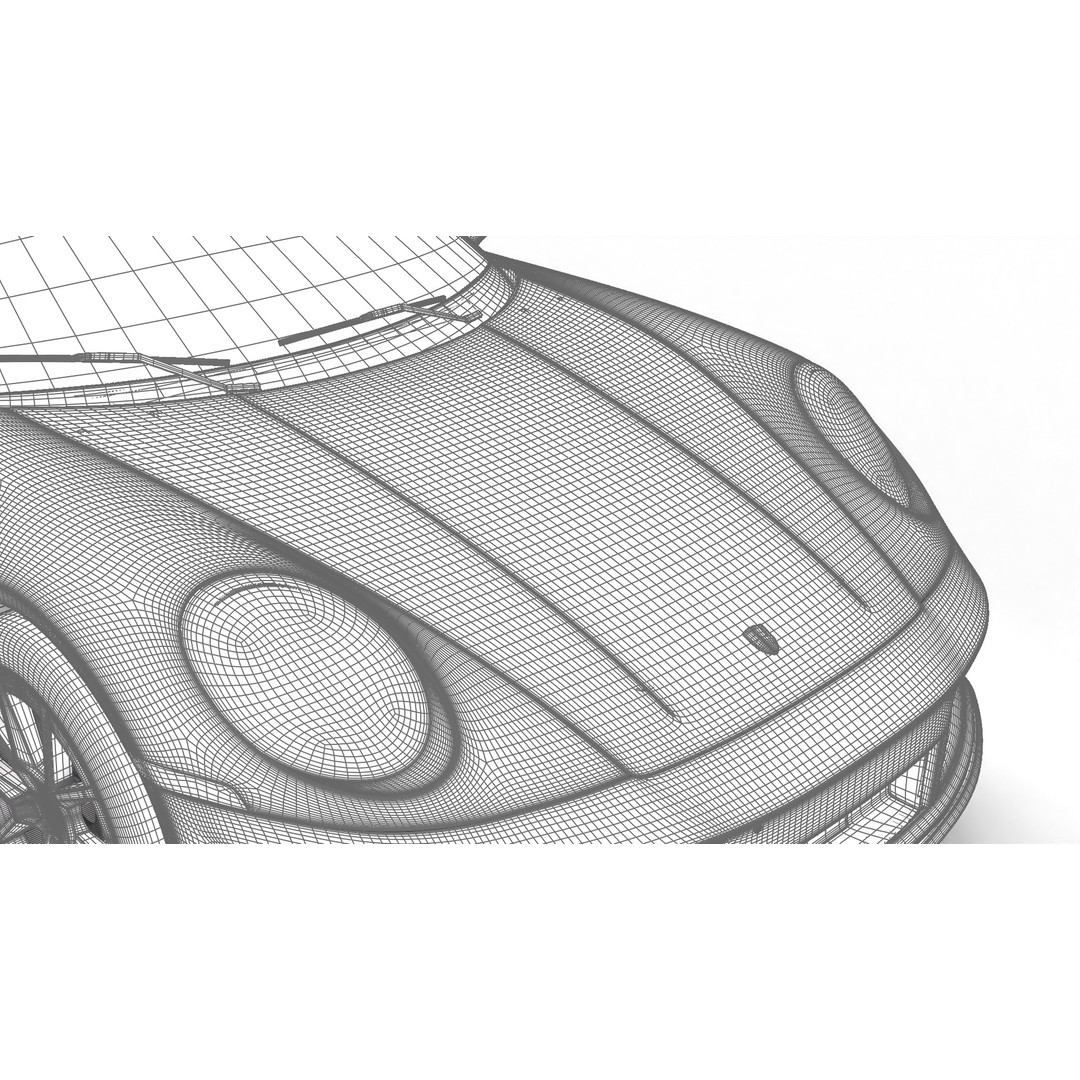 Porsche 911 Carrera T 2025 3D Model – High Poly Rigged Asset, FBX, Blend - View 46