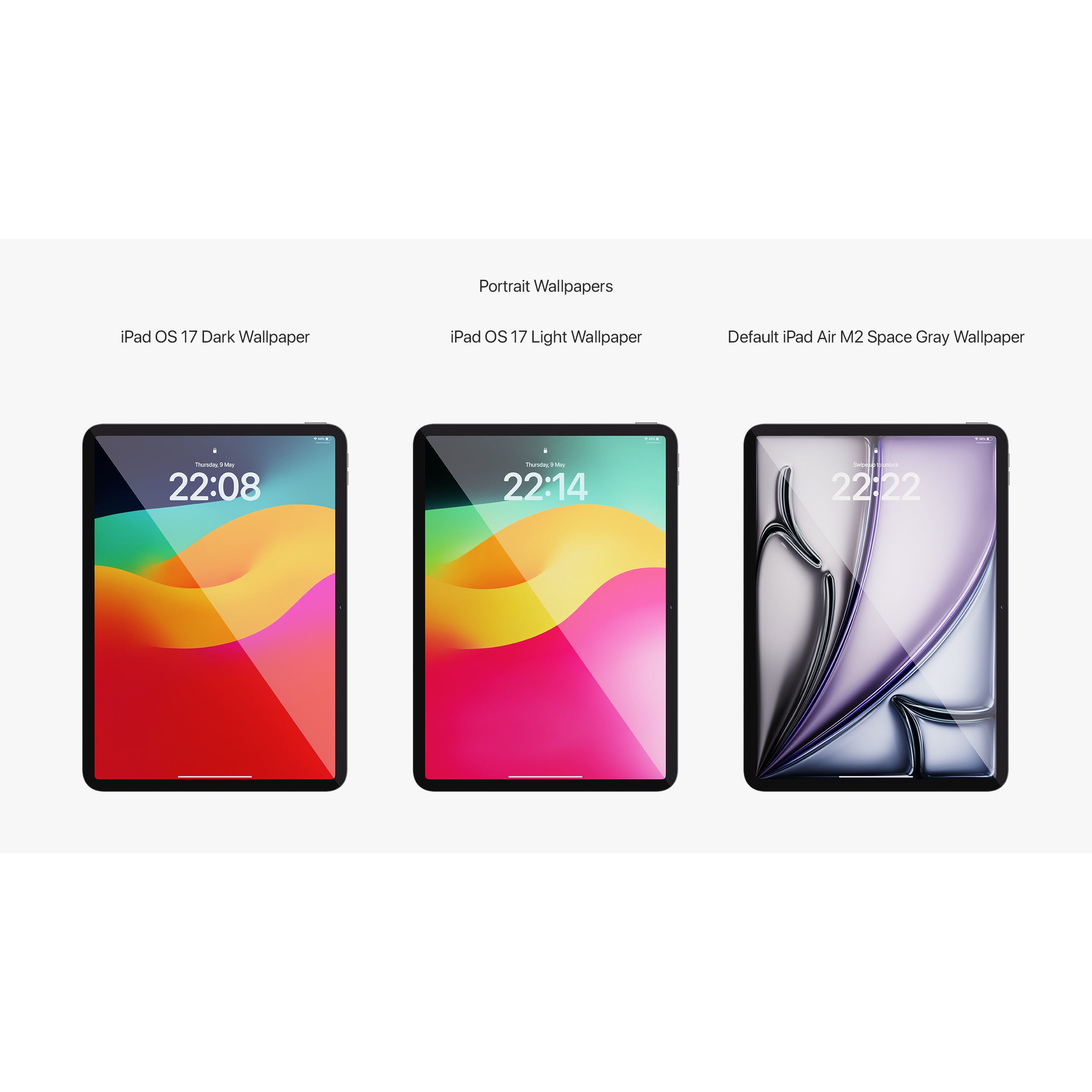 Apple iPad Air 11 & 13 Inch Space Gray - Game-Ready 3D Model - View 5