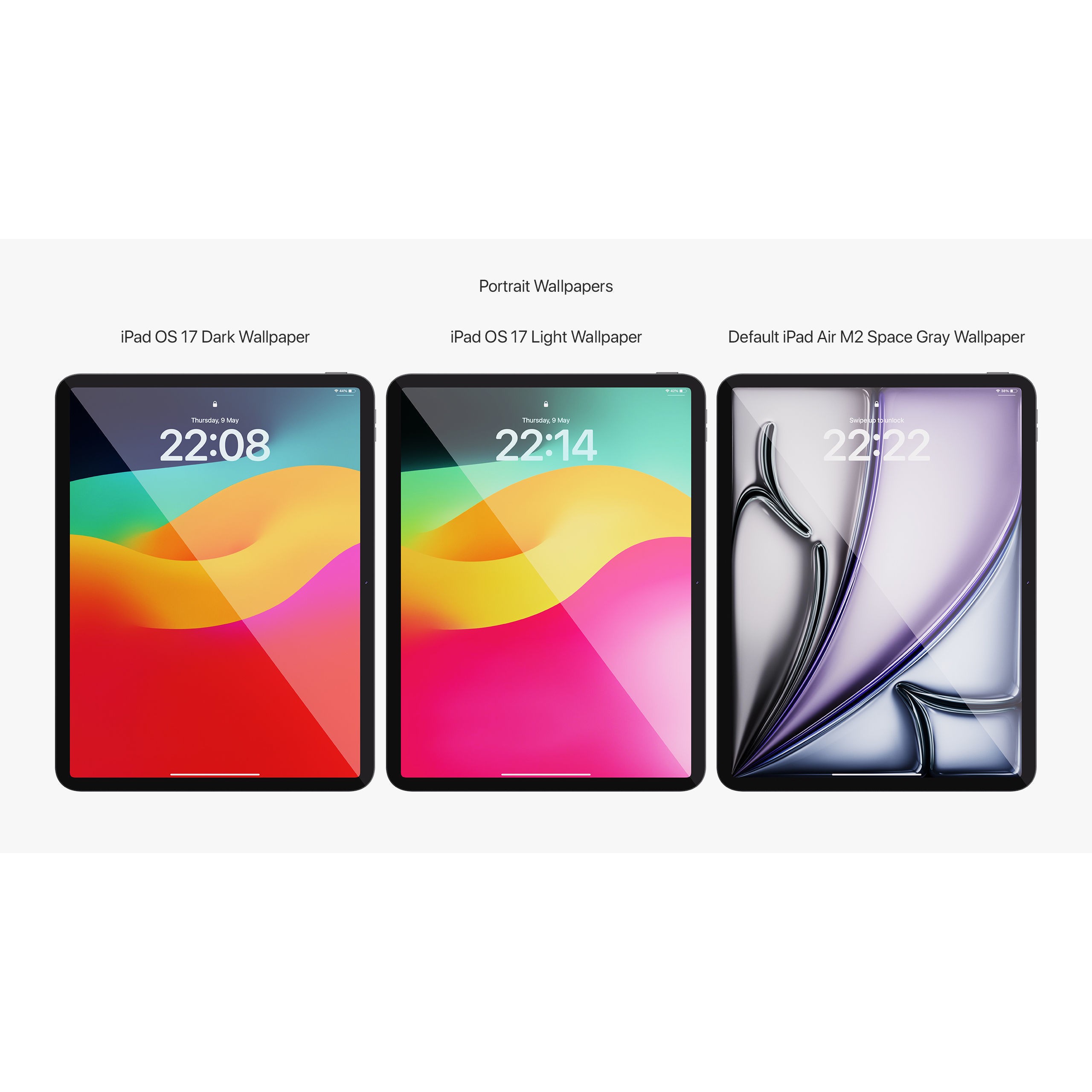 Apple iPad Air 11 & 13 Inch Space Gray - Game-Ready 3D Model - View 6