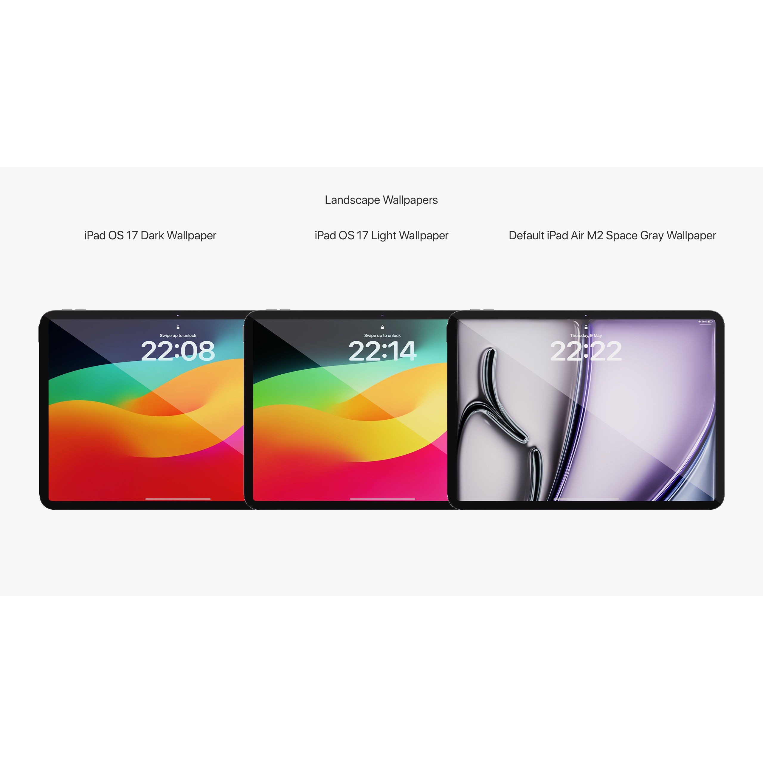 Apple iPad Air 11 & 13 Inch Space Gray - Game-Ready 3D Model - View 7