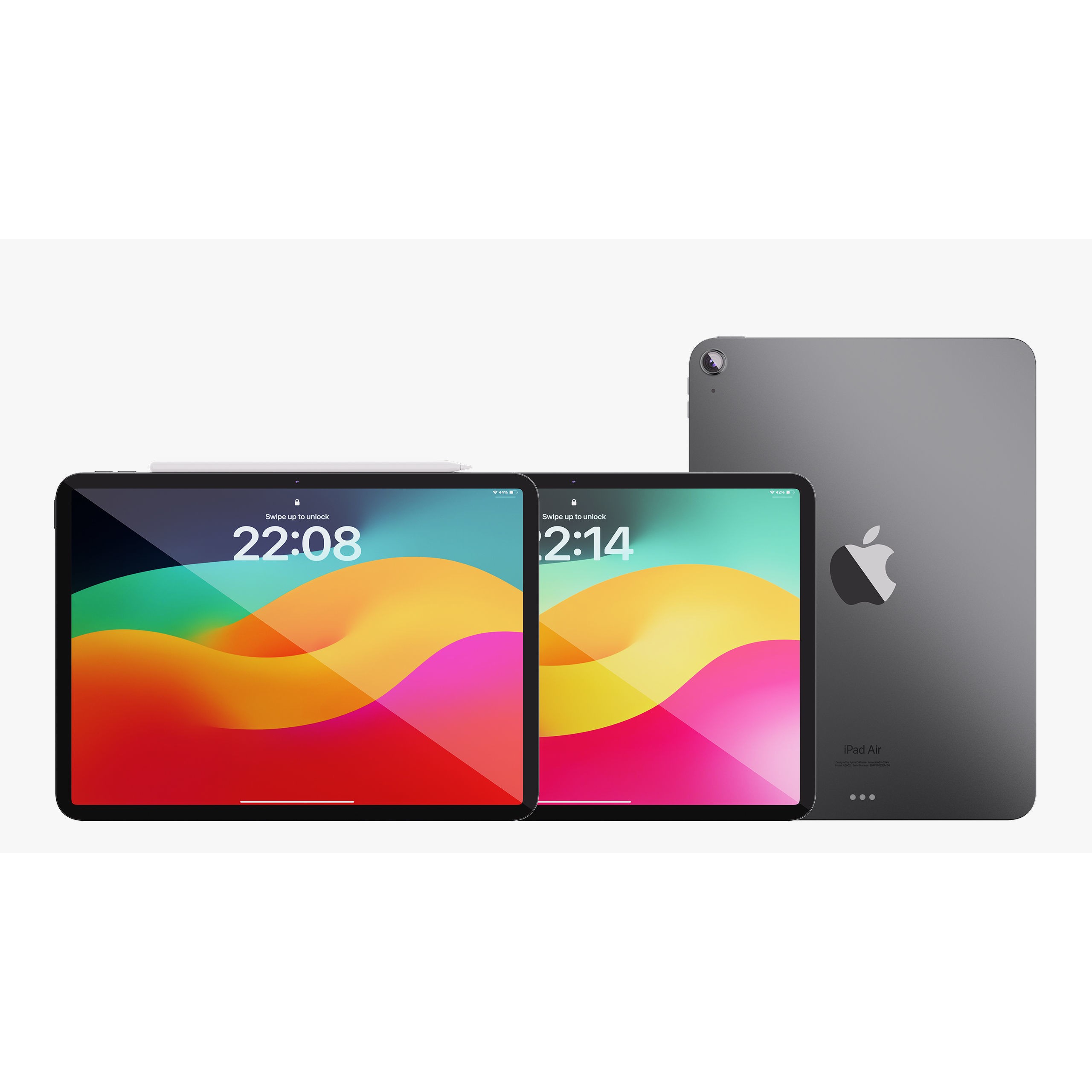 Apple iPad Air 11 & 13 Inch Space Gray - Game-Ready 3D Model - View 9