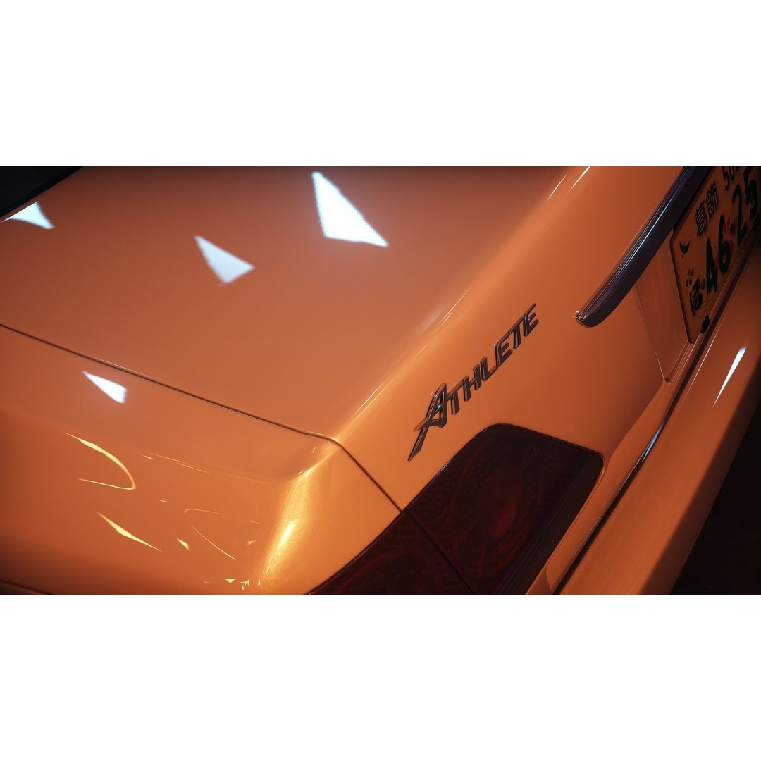 Toyota Crown Athlete 3D Model – Luxury Sedan with Detailed Interior - View 4
