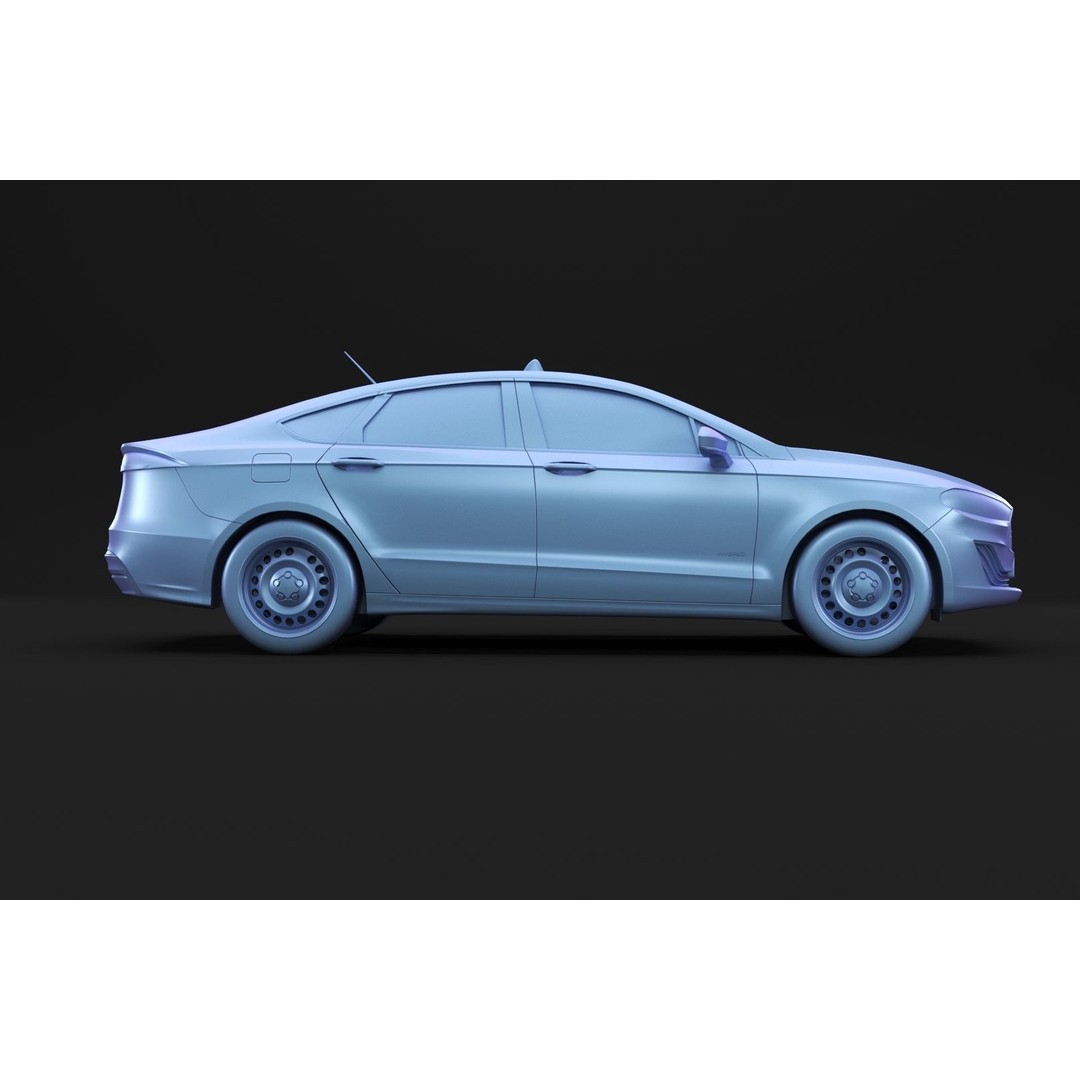 Yellow Taxi Cab 3D Model – Mid-Poly Car for Archviz, FBX, Blender - View 10