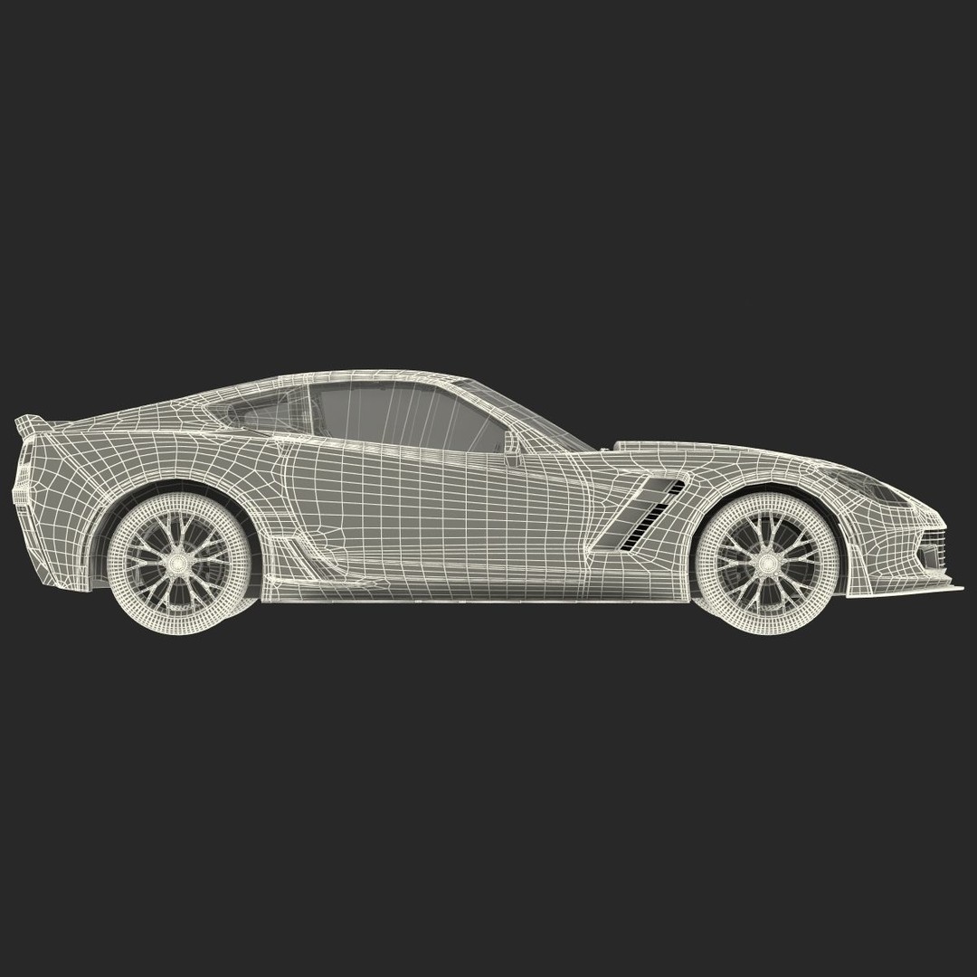 Sports Car 3D Model – High-Quality Generic Vehicle with Detailed Interior - View 11
