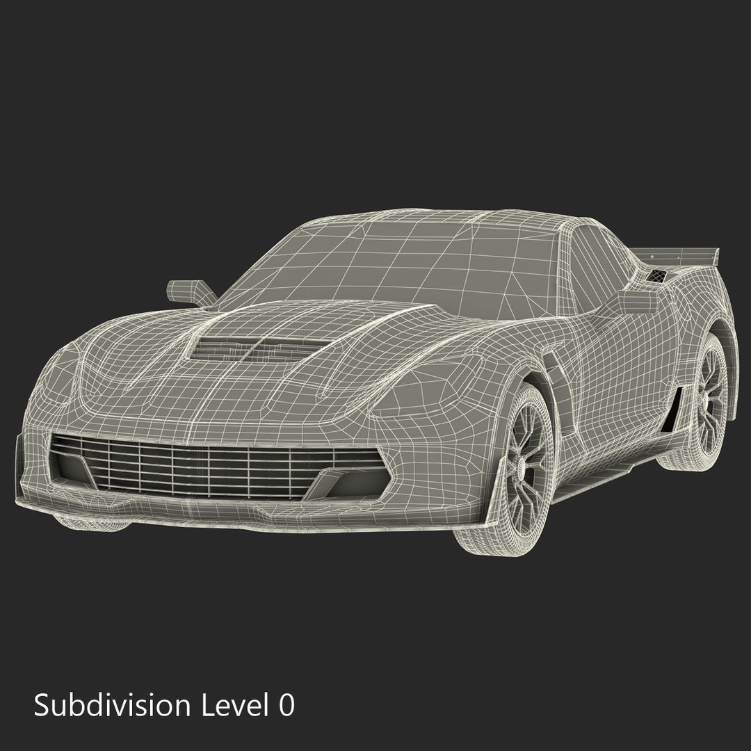 Sports Car 3D Model – High-Quality Generic Vehicle with Detailed Interior - View 12