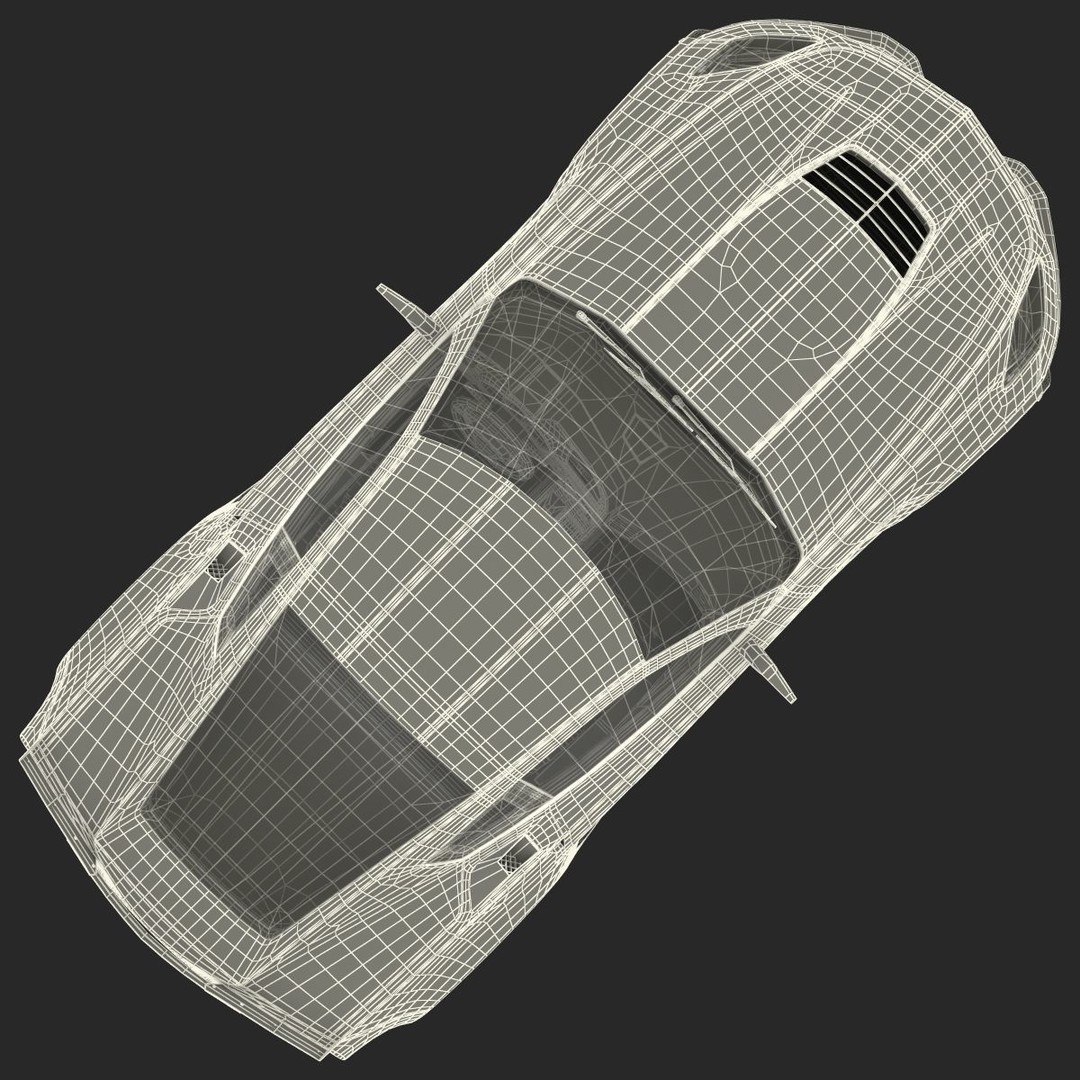 Sports Car 3D Model – High-Quality Generic Vehicle with Detailed Interior - View 13