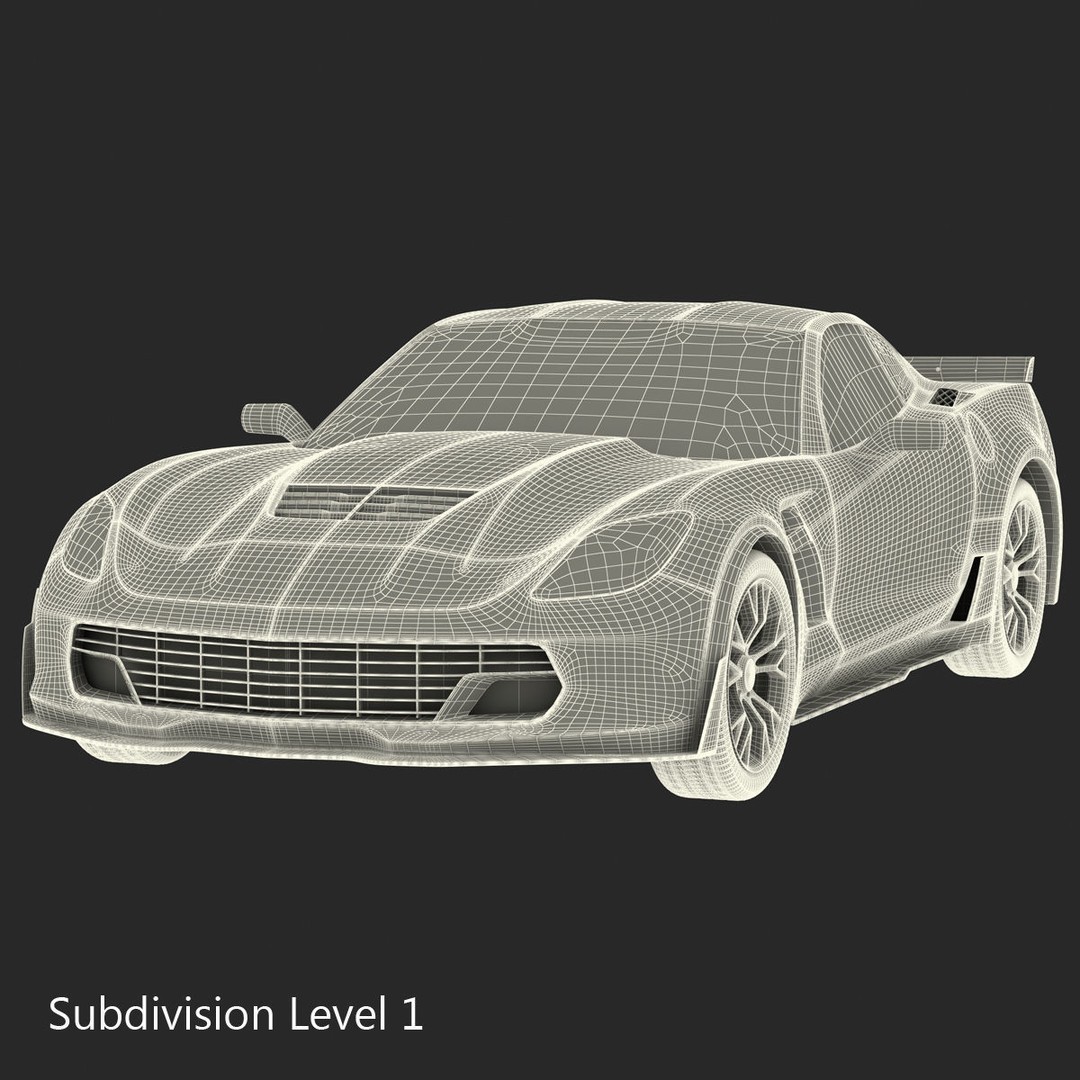 Sports Car 3D Model – High-Quality Generic Vehicle with Detailed Interior - View 14
