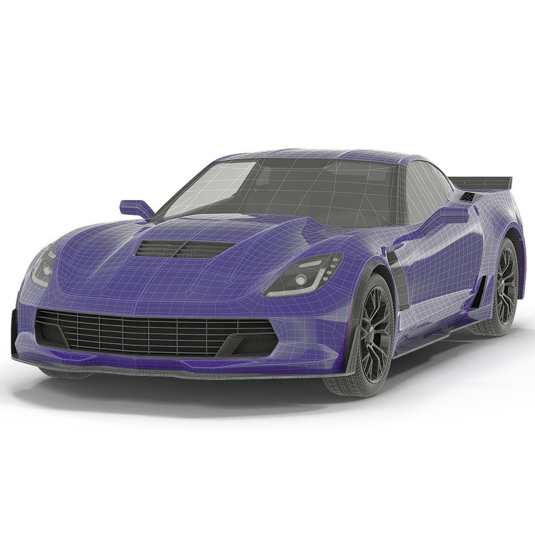 Sports Car 3D Model – High-Quality Generic Vehicle with Detailed Interior - View 16