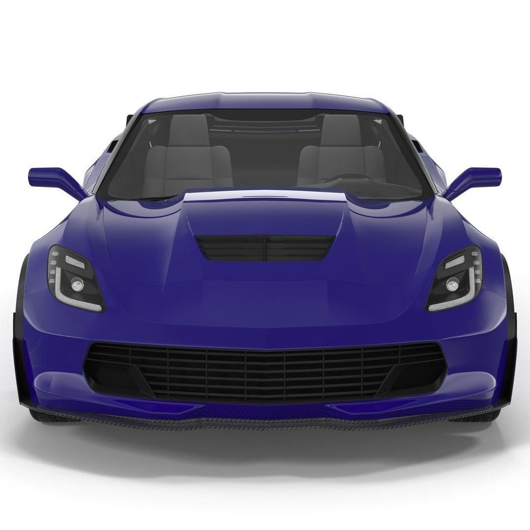 Sports Car 3D Model – High-Quality Generic Vehicle with Detailed Interior - View 20