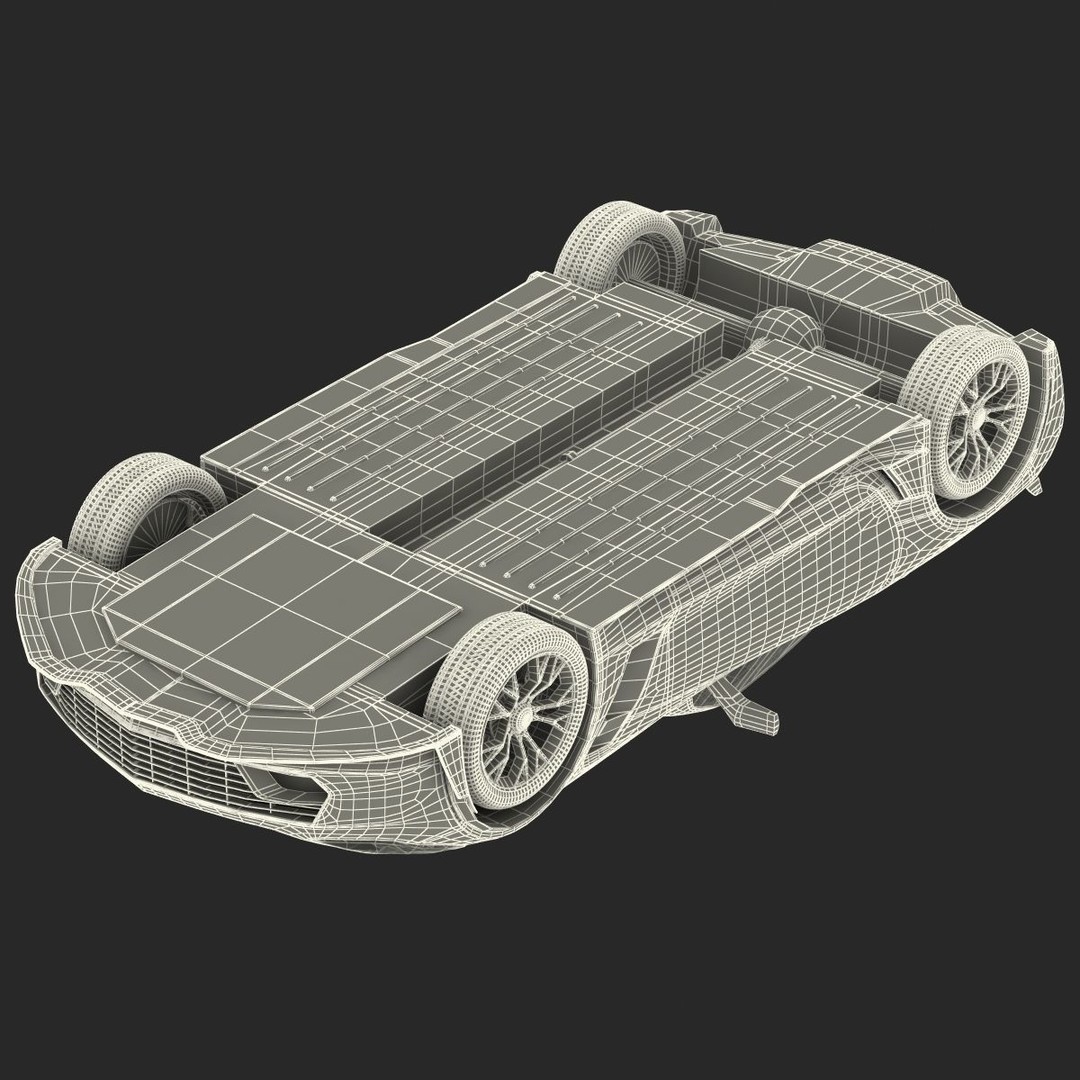 Sports Car 3D Model – High-Quality Generic Vehicle with Detailed Interior - View 21