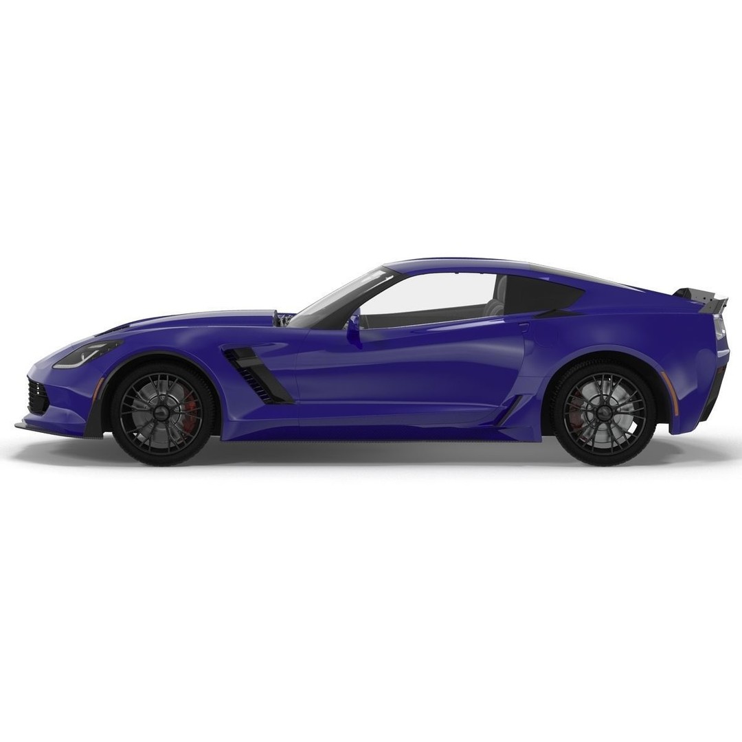 Sports Car 3D Model – High-Quality Generic Vehicle with Detailed Interior - View 22