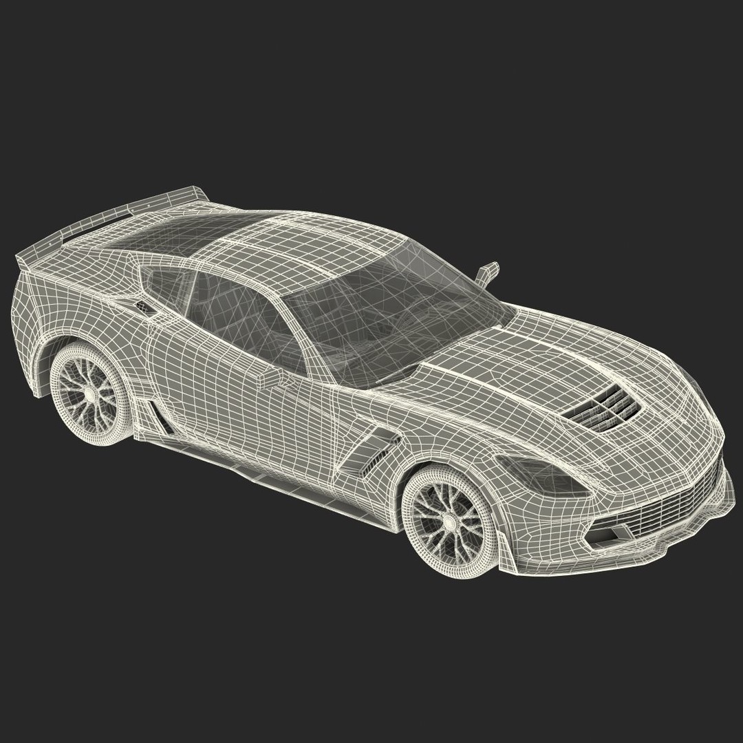 Sports Car 3D Model – High-Quality Generic Vehicle with Detailed Interior - View 27