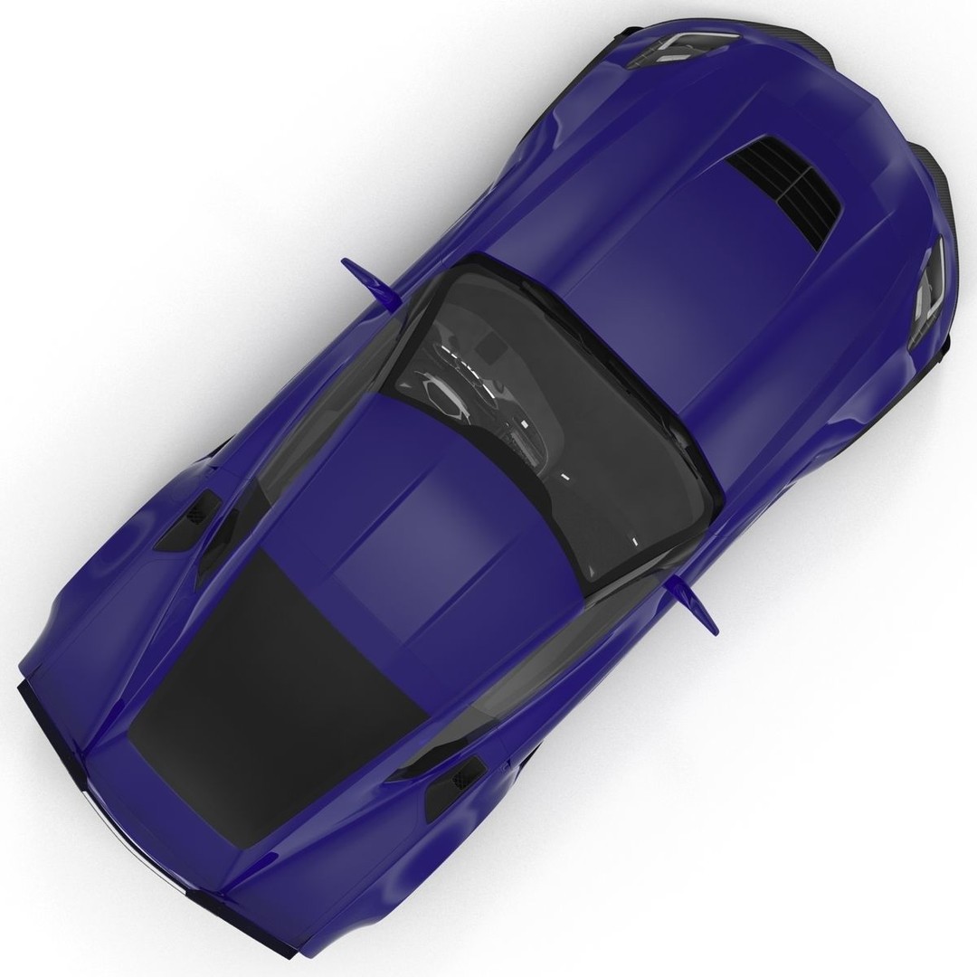 Sports Car 3D Model – High-Quality Generic Vehicle with Detailed Interior - View 28