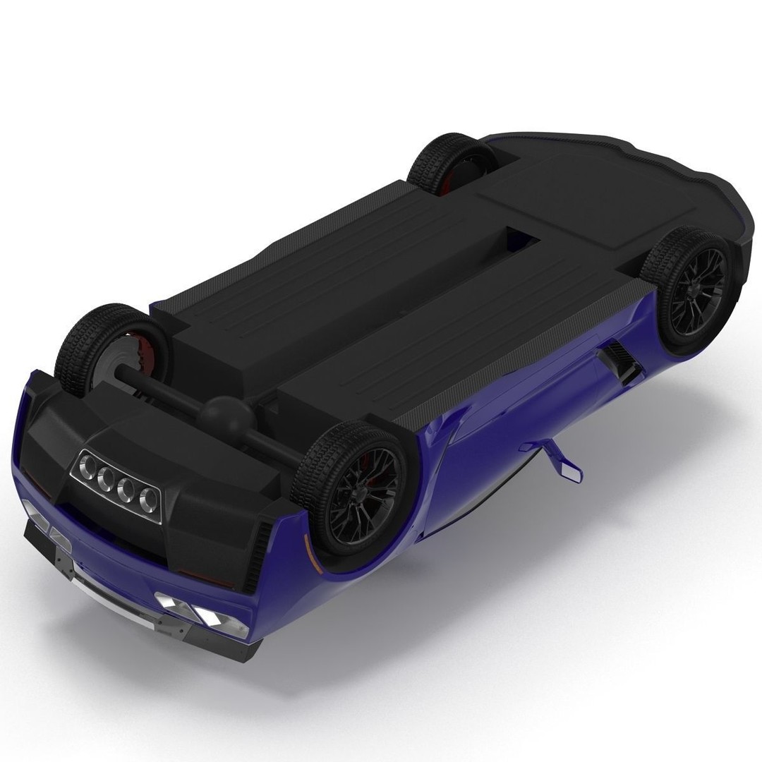 Sports Car 3D Model – High-Quality Generic Vehicle with Detailed Interior - View 38