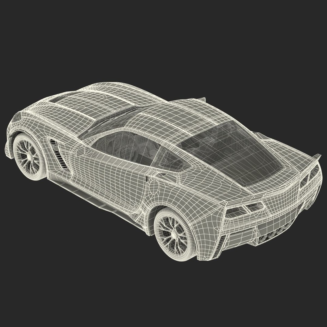 Sports Car 3D Model – High-Quality Generic Vehicle with Detailed Interior - View 39