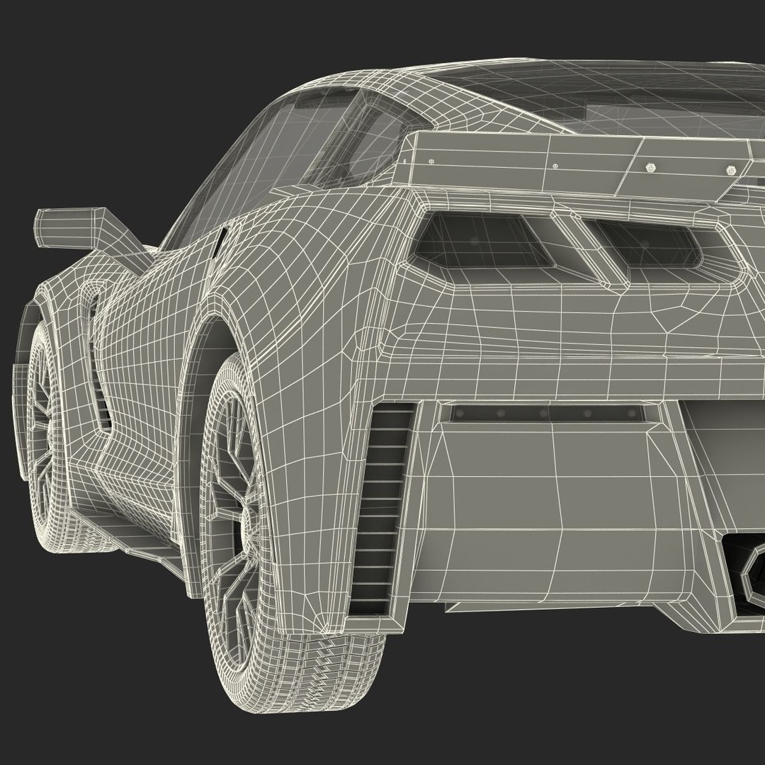 Sports Car 3D Model – High-Quality Generic Vehicle with Detailed Interior - View 41