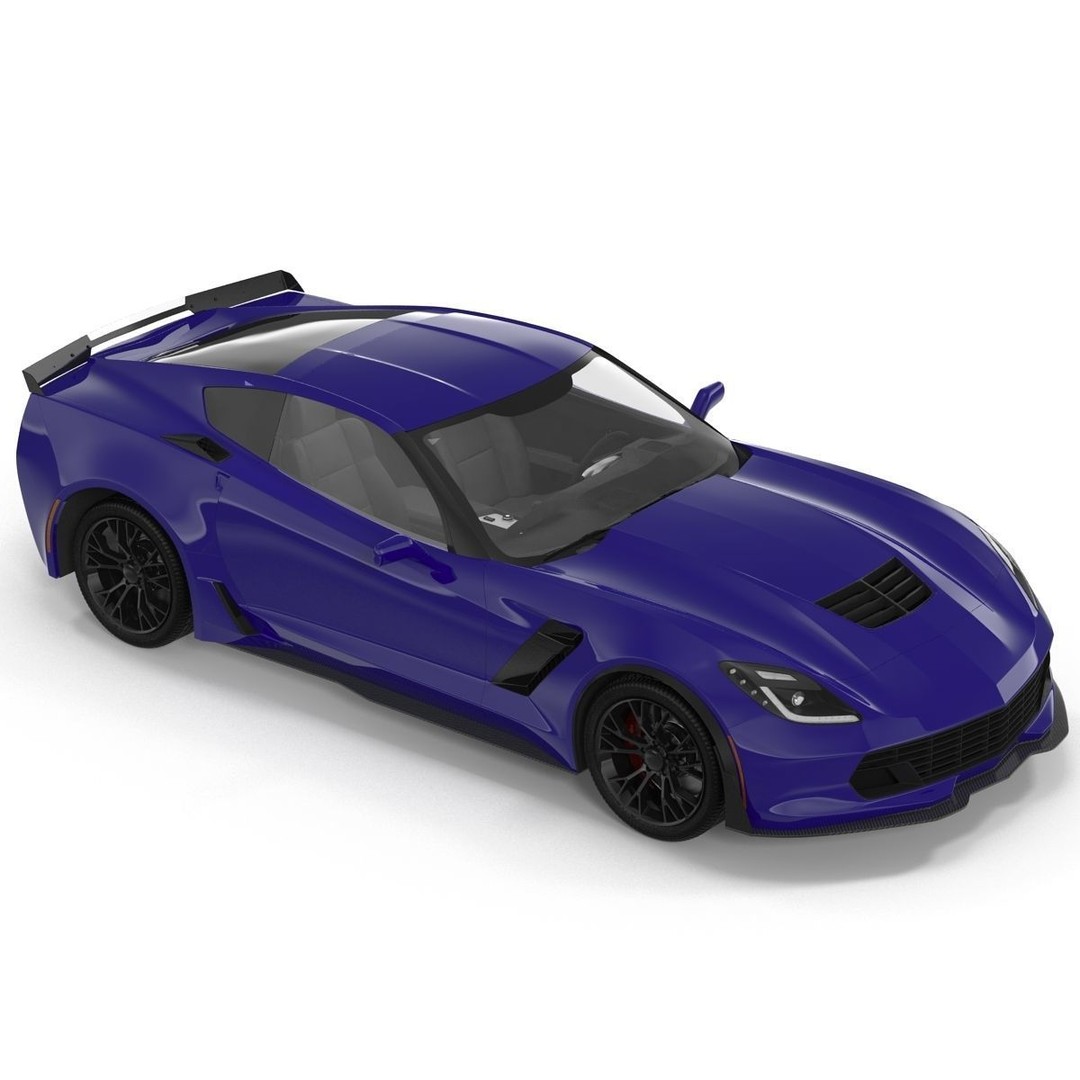 Sports Car 3D Model – High-Quality Generic Vehicle with Detailed Interior - View 44