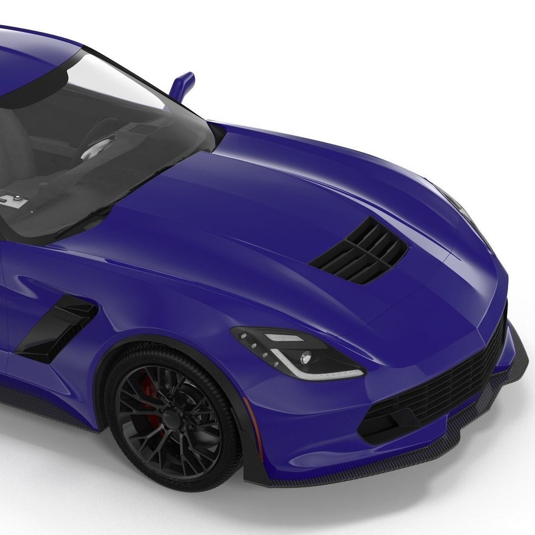 Sports Car 3D Model – High-Quality Generic Vehicle with Detailed Interior - View 46