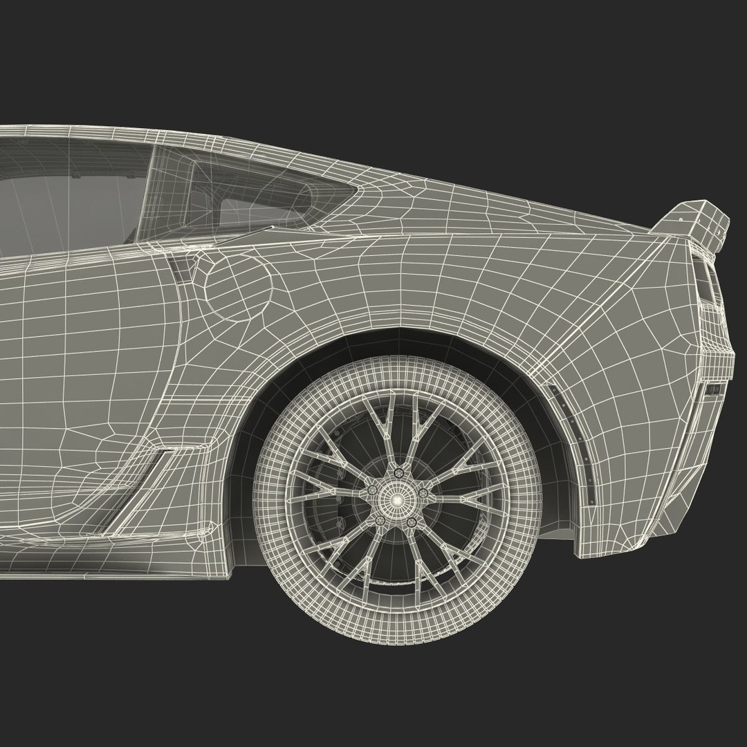 Sports Car 3D Model – High-Quality Generic Vehicle with Detailed Interior - View 49